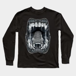 Open Wide You Alien Monster Long Sleeve T-Shirt